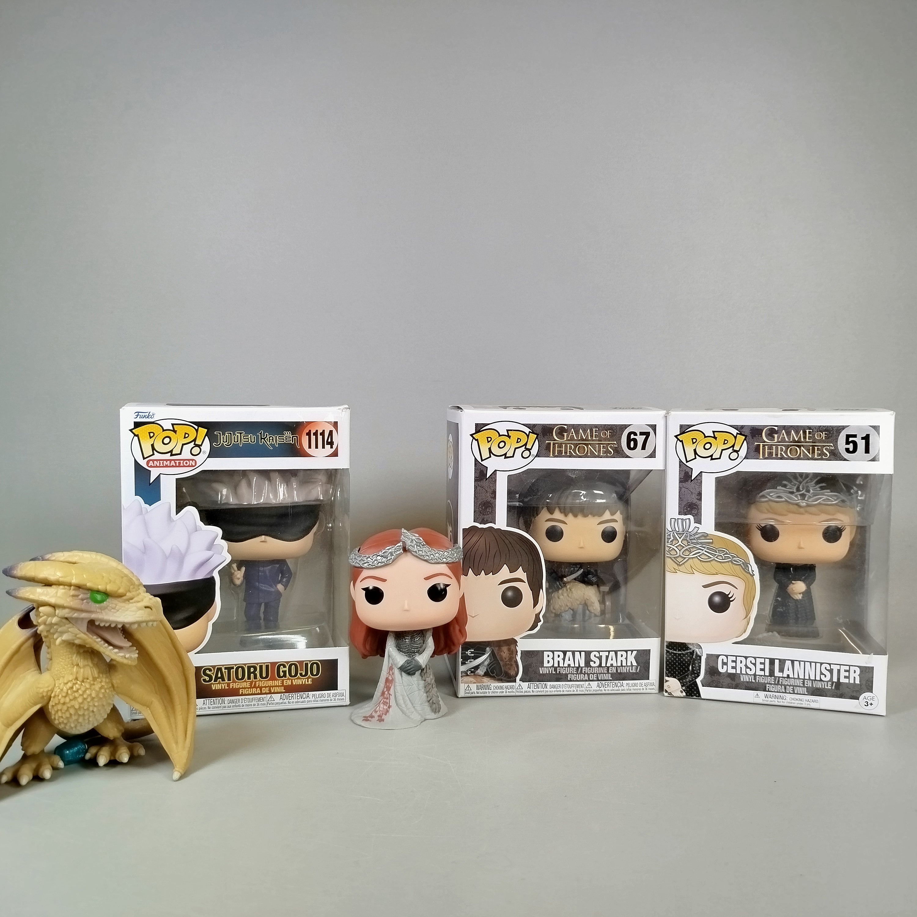 Funko Sammelfiguren Set - Game of Thrones & Jujutsu Kaisen